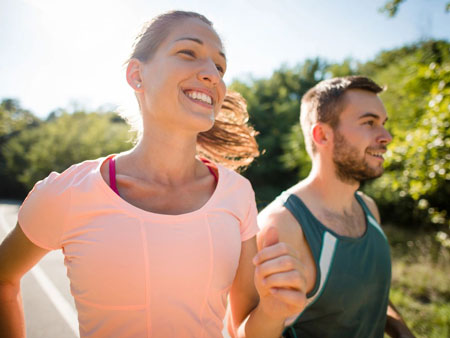 people running